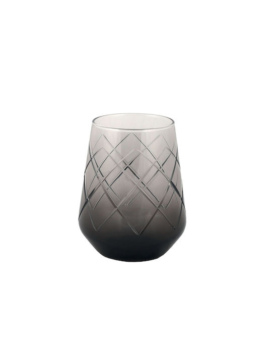 Marva Set of Glasses Whiskey made of Glass in Gray Color 425ml 6pcs