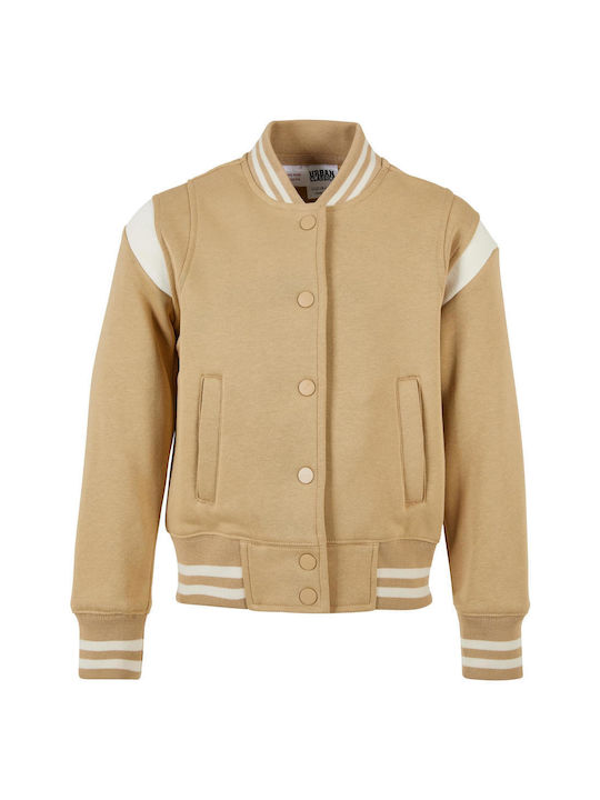 Urban Classics Jachetă casual pentru copii Unionbeige/Whitesand