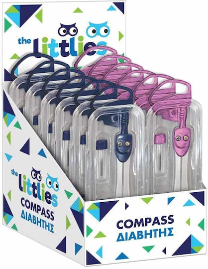 The Littlies Compas Metalic Cu Sfaturi De Înlocuire În Casetă Roz