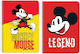 Disney Spiral Heft Geregelt A4 60 Blätter 2 Themen Mickey 1Stück (Μiverse Designs)