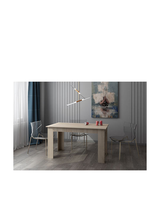 Hazel Table Dining Room Wooden Sonoma 140x80x75cm