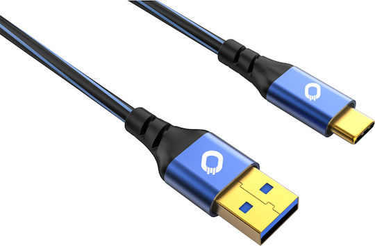 Oehlbach Plus C3 USB 3.2 Kabel USB-C männlich - USB-A Blau 2m (D1C9355)
