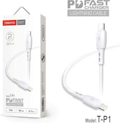 Tranyoo T-P1 USB-C to Lightning 1m (72007)
