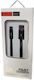 Tranyoo T-X21L Plat USB-A la cablu Lightning Negru 1m (72013)