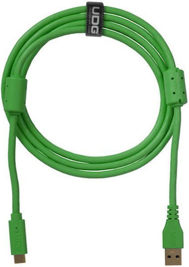 UDG USB 3.0 Cable USB-C male - USB-A Πράσινο 1.5m U98001GR