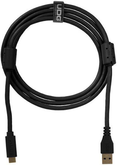 UDG USB 3.0 Cable USB-C male - USB-A Μαύρο 1.5m U98001BL
