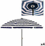 Aktive Foldable Beach Umbrella Blue