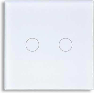 Eurolamp Switch Front in White Color 152-60682