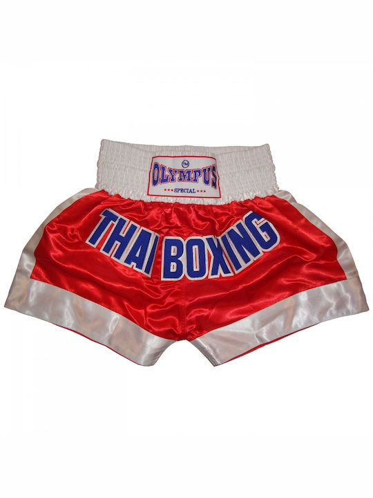 Olympus Sport Men's Kick/Thai Boxing Shorts Red