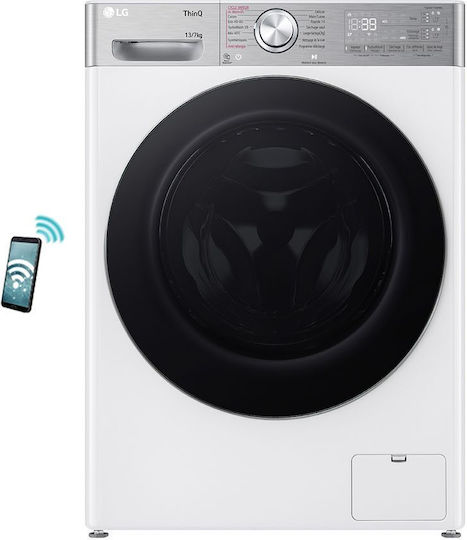 LG Waschtrockner 13kg/7kg Dampf 1400 Umdrehungen mit Wi-Fi