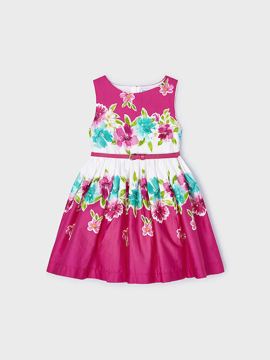 Mayoral Παιδικό Φόρεμα Φούξια