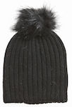 Verde Pom Pom Beanie Beanie in Schwarz color