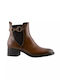 Stiefeletten Damen mit Pelz Braun