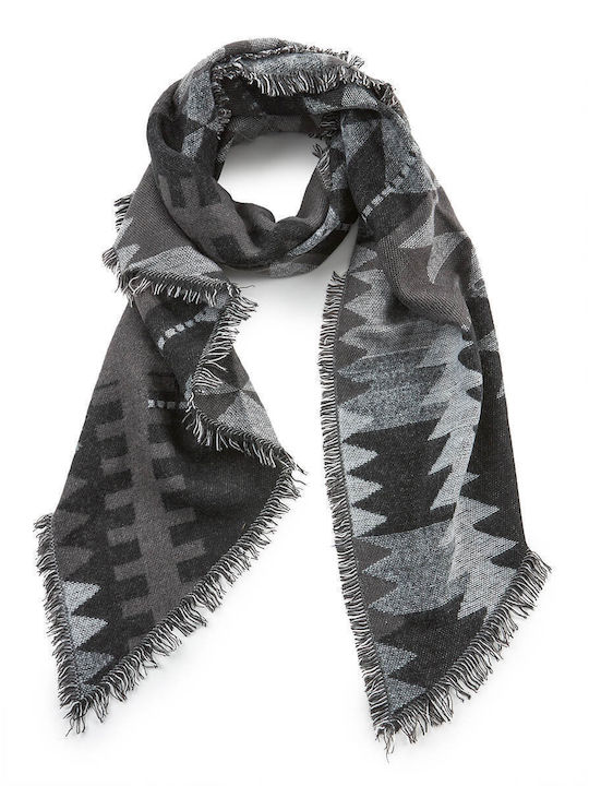 Verde Women's Wool Scarf Black