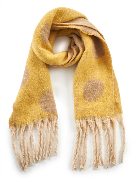 Verde Women's Wool Scarf Yellow