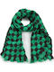 Women's Wool Scarf Green