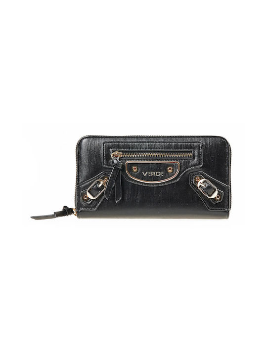 Verde Large Women's Wallet Black