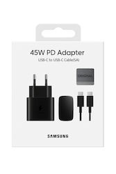Samsung Φορτιστής με Θύρα USB-C και Καλώδιο USB...