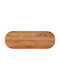 vidaXL Oval Table Surface made of Solid Wood Acacia wood solid wood 110x40x3.8cm 370095 1pcs