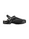 Goldenfit Leather Clogs Black