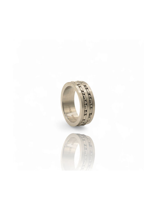 Men's Steel Spinner Ring