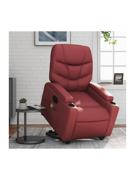 Relax Armchair Massage with Footstool from Leat...