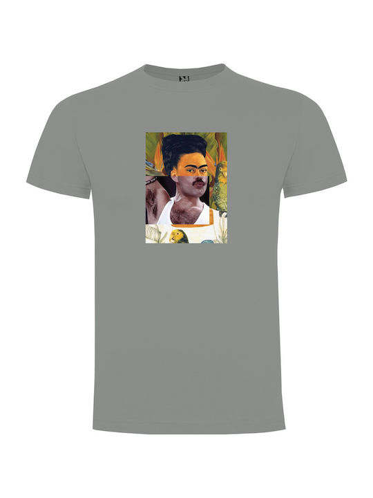 Tshirtakias T-shirt Frida Kahlo Gray