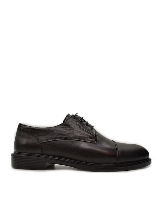 Leder Herren Freizeitschuhe Anatomisch Schwarz