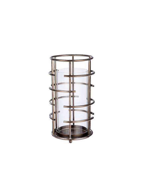 ArteLibre Metallic Lantern Transparent