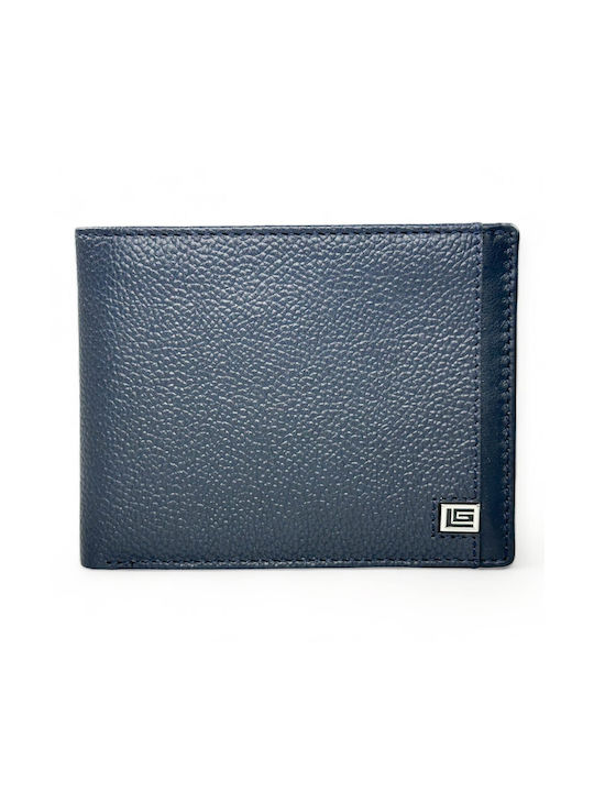 Guy Laroche Herren Brieftasche Klassiker mit RFID Blau
