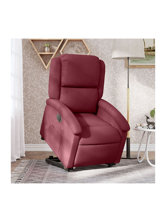 Relax Armchair with Footstool Bordeaux 71x86.5x...