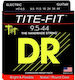DR Tite-Fit HT-9.5 Σετ Χορδών Nickel Plated Steel Ηλεκτρικής Κιθάρας 9.5 - 44"
