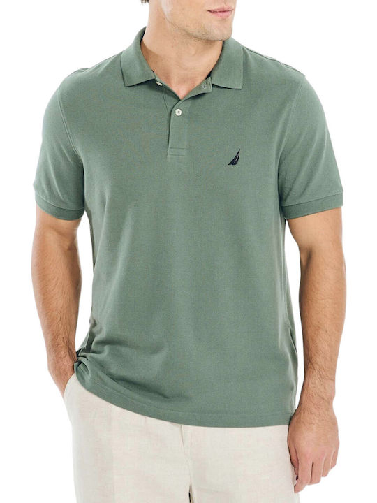 Nautica Polo Μπλούζα Κοντομάνικη Πράσινη