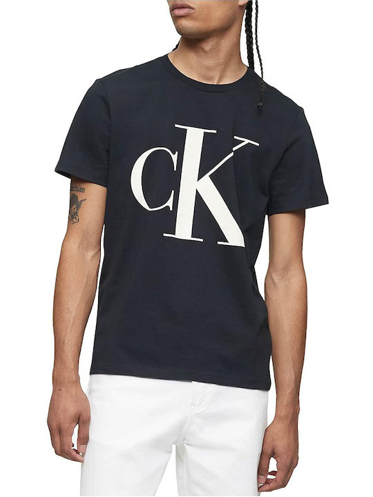 Calvin Klein Men's Short Sleeve Blouse Black