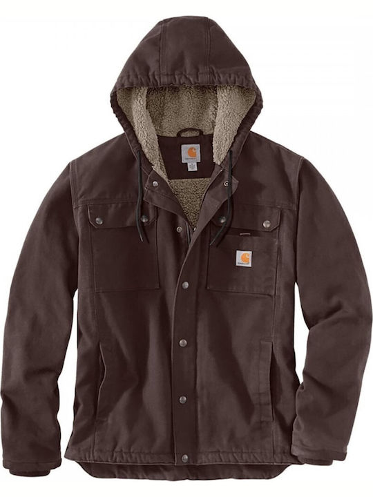 Carhartt Bartlett Geacă Bărbați Iarnă Maro Închis
