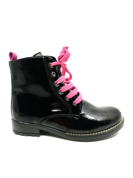 Scarpy Kids Boots with Zipper Black