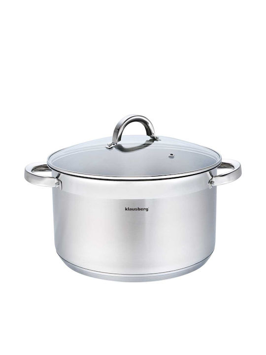 Klausberg Deep Stainless Steel Pot 14lt / 32cm