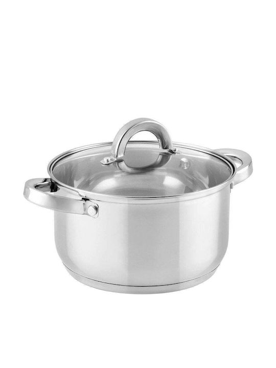 Florina Βαθιά Ανοξείδωτη Κατσαρόλα 7.25lt / 26cm