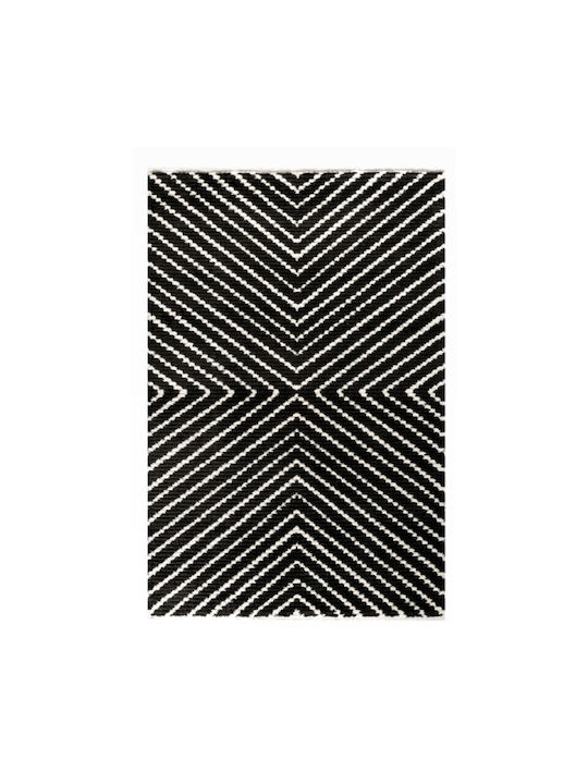 Tzikas Carpets Etro Χαλί Ορθογώνιο Μαύρο Λευκό
