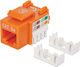 Intellinet U/UTP Cat.5e (Gigabit) Καλώδιο Δικτύου Ethernet 1m Πορτοκαλί
