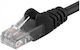 PremiumCord U/UTP Cat.5e (Gigabit) Καλώδιο Δικτύου Ethernet 2m Μαύρο