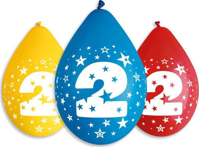 Set of 5 Balloons Numbers