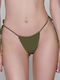 Bikinihosen Brasil mit Schnürung Khaki
