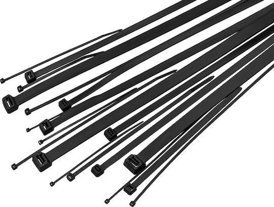 Blow Blow Kabelbinder Kunststoff 1350mm x 9mm in Schwarz Farbe (100 Stück) (41-298)