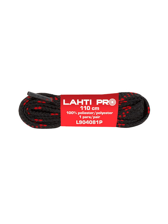 Lahti Pro Κορδόνια Παπουτσιών Μαύρα 10τμχ 110cm