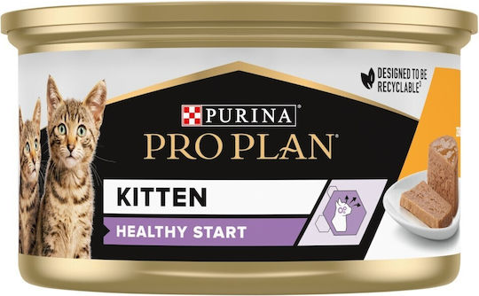 Pro Plan Wet Food for Young Cats in Cans with Chicken 85gr