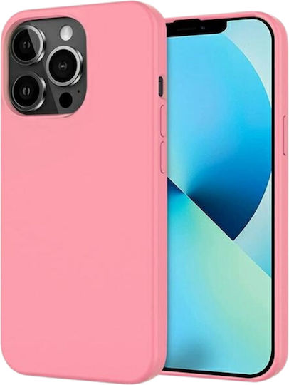 Beline Umschlag Rückseite Silikon Rosa (iPhone 14 Pro Max)