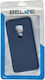Beline Umschlag Rückseite Silikon 1mm Marineblau (Realme C3)