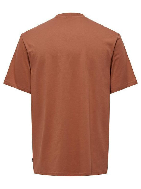 Only & Sons Tricou Copper Brown