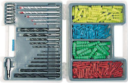 Mega Set of 300 Diamond Drills for Masonry, Wood and Metal
